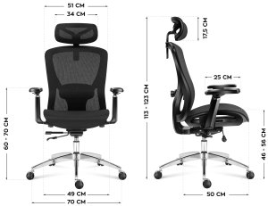 Krzesło biurowe Mark Adler Expert 5.3 Czarne 2