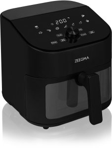 Frytkownica Beztłuszczowa Air Fryer Duża 6,5L1600W 10 Programów Xxl Mocna 7
