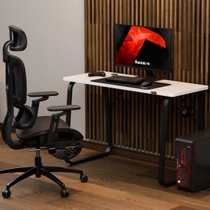 Biurko Gamingowe Komputerowe Huzaro Hero 1.5 White Dla Gracza 120Cm 12