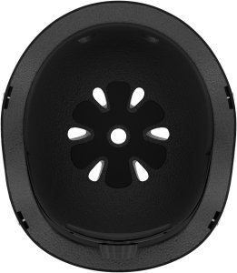 Kask Rowerowy Dziecięcy Tulano Czarny Lekki Regulowany 48-52 Cm Odblask 6