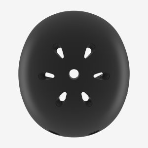 Kask Rowerowy Dziecięcy Tulano Czarny Lekki Regulowany 48-52 Cm Odblask 10