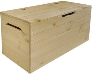 Skrzynia ogrodowa Stilista Drewniana skrzynia ogrodowa kufer 75x33x34 cm 88L 6