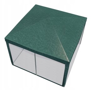 Bituxx PA3 NAMIOT OGRODOWY PAWILON 3X3 +MOSKITIERA 9