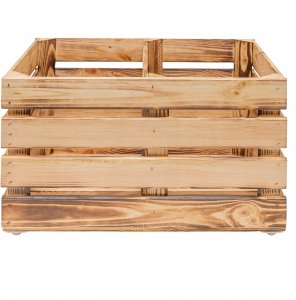 Skrzynia ogrodowa Atmosphera Skrzynka Szeroka 50x40xH30CM z Przegrodą na Kółkach 2