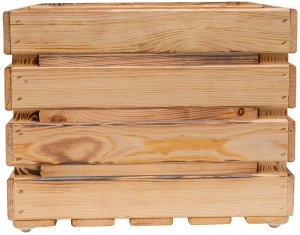 Skrzynia ogrodowa Atmosphera Skrzynka Szeroka 50x40xH30CM z Przegrodą na Kółkach 4