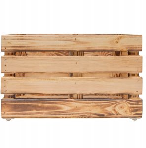 Skrzynia ogrodowa Atmosphera Skrzynka Szeroka 50x40xH30CM z Przegrodą na Kółkach 5