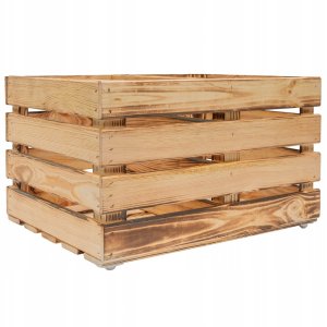 Skrzynia ogrodowa Atmosphera Skrzynka Szeroka 50x40xH30CM z Przegrodą na Kółkach 6