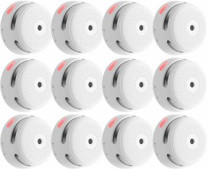 Zestaw alarmowy X-Sense na 12 bezprzewodowych czujek dymu XS01-M ze stacją WiFi 2