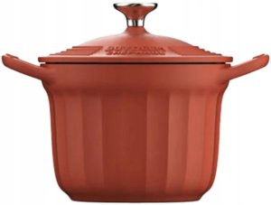 BUYDEEM Emaliowane naczynie żeliwne 1,8L, model CP541, kolor Koi Red 1