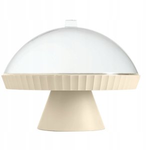 AGORA Patera do ciasta z pokrywą kremowa 3