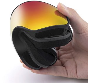 Gogle narciarskie Qunature Black dziecięce (rozmiar M/L) - czarne 11