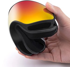 Gogle narciarskie Qunature Black dziecięce (rozmiar M/L) - czarne 6