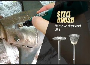 Priedai graviraimo irankiui 109 daliu PT-5100 Pro'sKit 6