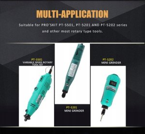 Priedai graviraimo irankiui 109 daliu PT-5100 Pro'sKit 8