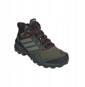 Buty trekkingowe wysokie adidas TERREX Skychaser Mid GTX - olistr/silgrn/cblack 11