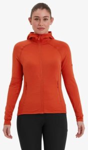 Bluza damska Montane Protium Lite Hoodie - saffron red 1
