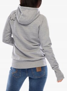 Bluza rozpinana damska Ocun Hoodie Zipper - grey paloma/silverscone 2
