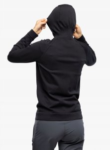 Bluza rozpinana damska Brubeck Thermo Wool by Pustelnik - black 5