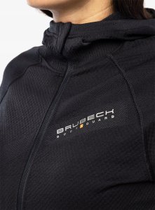Bluza rozpinana damska Brubeck Thermo Wool by Pustelnik - black 7