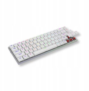 AQIRYS Klawiatura mechaniczna 65%/68 klawiszy Dual Mode: Wirelles&BT+Wired AGENA white 2
