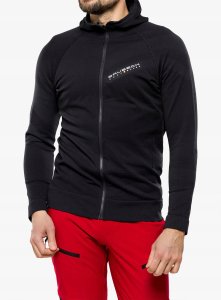 Bluza z kapturem męska Brubeck Thermo Wool by Pustelnik - black 1