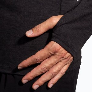 Bluza biegowa Brooks High Point Long Sleeve - black 5