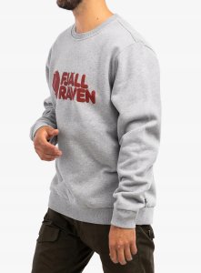 Bluza Fjallraven Logo Sweater - grey/melange 3