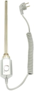 GRZAŁKA ŁAZIENKOWA Z TERMOSTATEM RD10 900W CHROM VOLUX // GRŁ-V-RD10.900CH 1