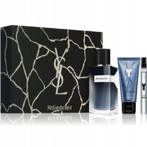 SET YVES SAINT LAURENT Y EDP spray 100ml + EDP spray 10ml + SHOWER GEL 50ml 2