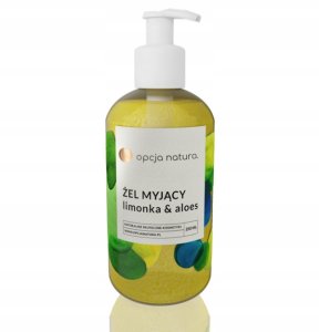 OPCJA NATURA_Żel myjący Limonka i Aloes naturalne odświeżenie i oczyszczenie 250ml 1