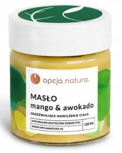OPCJA NATURA_Masło Mango Awokado orzeźwiające nawilżenie 120ml 1