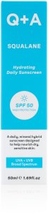 Drėkinamasis veido kremas nuo saulės Q+A Squalane Hydrating SPF50, 50 ml 5