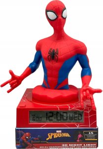 *****Spiderman lampka nocna 3D z budzikiem 86512 2