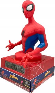 *****Spiderman lampka nocna 3D z budzikiem 86512 3