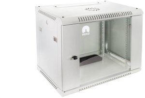 Szafa wisząca RACK 19 cali 9U 450mm szara NEKU TS BOX 1