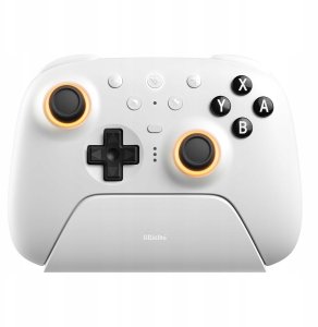8BitDo Ultimate 2 Wireless BT game controller, PC/Switch, white 1