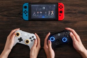 8BitDo Ultimate 2 Wireless BT game controller, PC/Switch, white 7