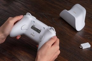 8BitDo Ultimate 2 Wireless BT game controller, PC/Switch, white 9