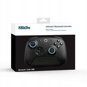 8BitDo Ultimate 2 Wireless BT game controller, PC/Switch, black 5