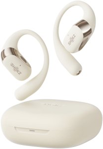 SHOKZ OpenFit 2 wireless earbud headphones, beige 2