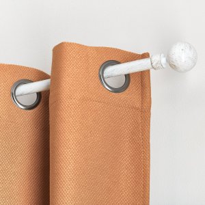 CURTAIN POLE SET 120-210 D19  WHITE/GOLD 2