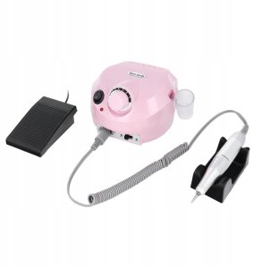 Profesjonalna maszyna do manicure frezarka do paznokci MJ120 różowa 5