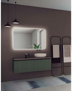 Lustro łazienkowe z oświetleniem LED Ledimex ITAL007-80 80 x 80 cm 1