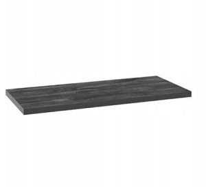 Blat łazienkowy uniwersalny 80x46cm Czarny beton płyta meblowa laminowana 1