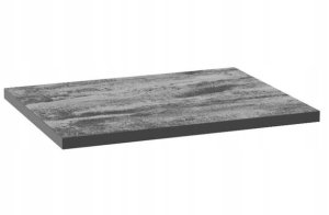 Blat łazienkowy uniwersalny 60x46cm Czarny beton płyta meblowa laminowana 1