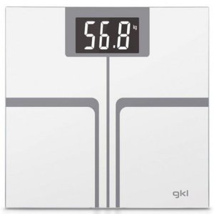 Cyfrowa Waga Łazienkowa GKL FITMAX WHITE 200 kg Biały Poliester 1