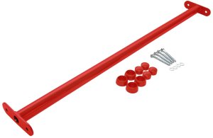 Drążek Metalowy Czerwony 90cm Na Plac Zabaw Uchwyt do podciągania 3