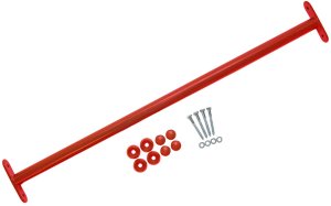Drążek Metalowy Czerwony 90cm Na Plac Zabaw Uchwyt do podciągania 5