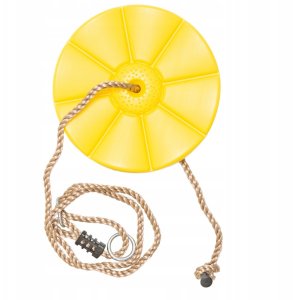 Huśtawka Linowa Siedzisko Kwiatek Żółte 27,5 cm 5