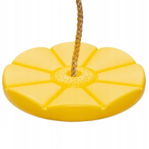 Huśtawka Linowa Siedzisko Kwiatek Żółte 27,5 cm 6